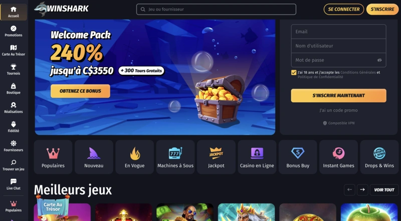 Winshark Homepage