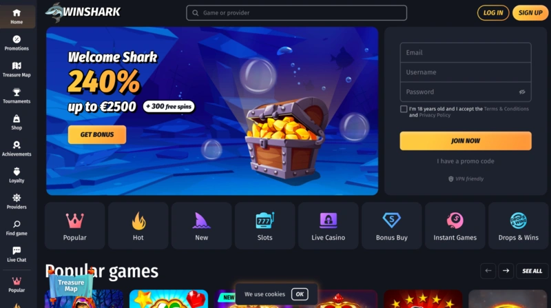 Winshark Homepage